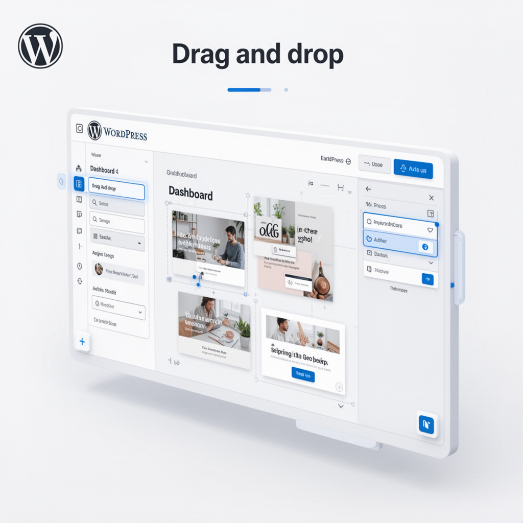 WordPress Dashboard Mockup