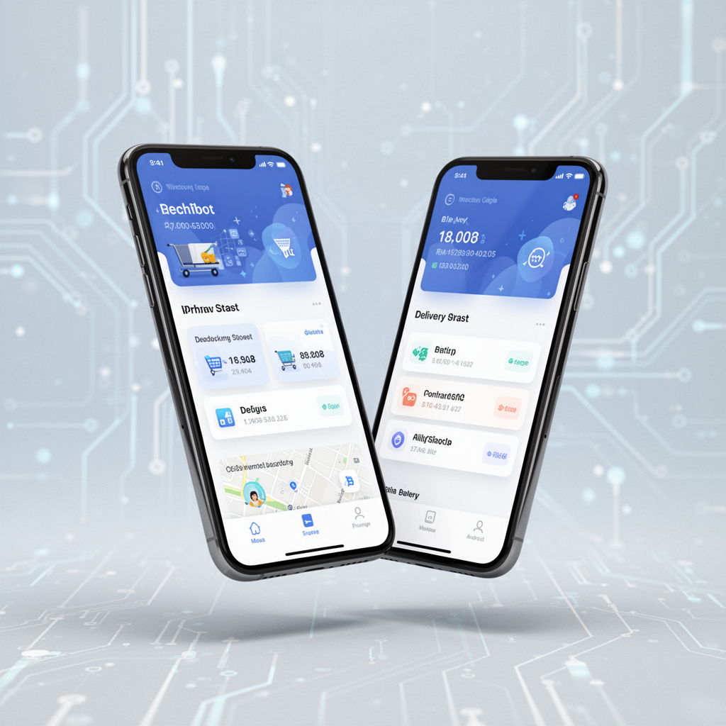 Mobile App Development Mockup